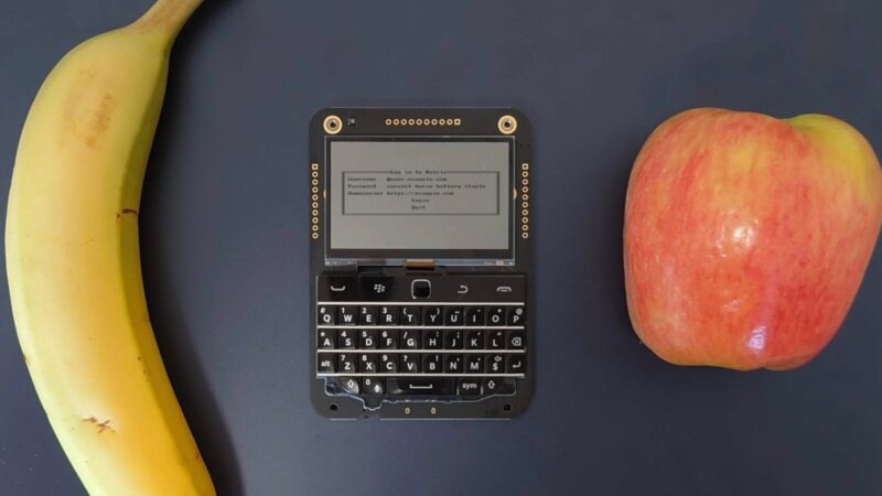 Okay, but how about a Raspberry Pi device with a BlackBerry keyboard designed for Beeper?